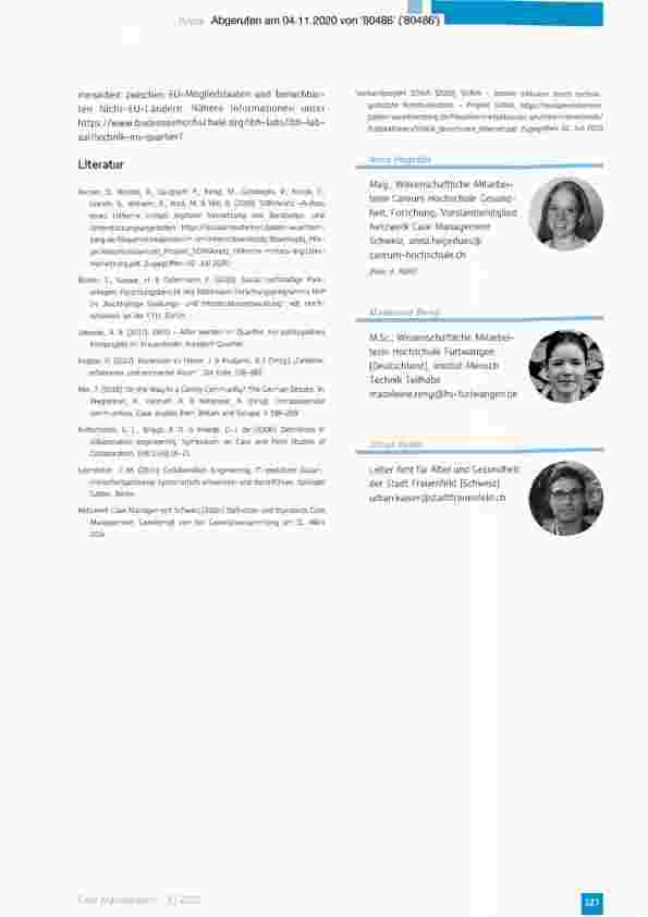 Vorschauseite 6: Sozialraumorientierung durch Technik stärken - Chancen für das Case Management