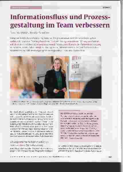 Vorschauseite 1: Informationsfluss und Prozessgestaltung im Team verbessern