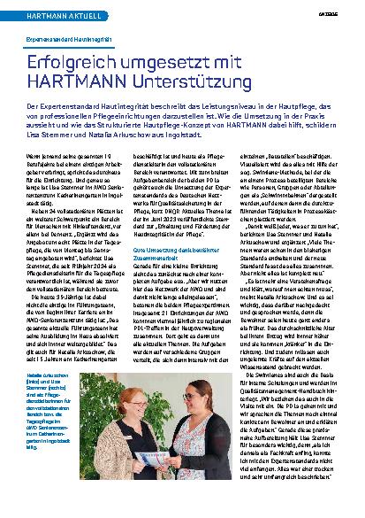 Vorschauseite 1: Erfolgreich umgesetzt mit HARTMANN Unterstützung