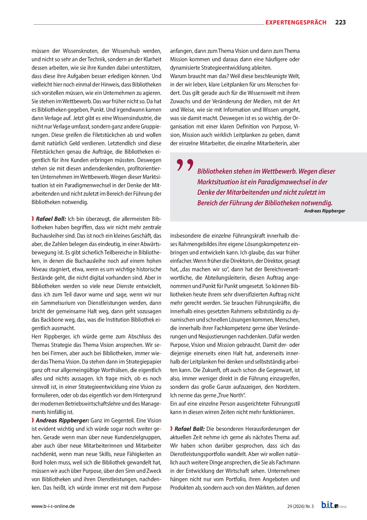 Vorschauseite 3: Mit Zweckbestimmung, Vision, Mission und Motivation den Wissensmarkt neu denken