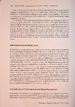 Vorschauseite 6: Evidenzbasierte Pflegepraxis im Krankenhaus* Fördernde und hemmende Faktoren bei der Implementierung und Dissemination