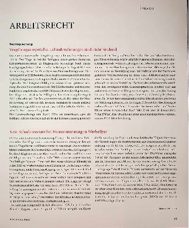 Vorschauseite 1: Arbeitsrecht