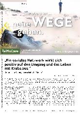 Vorschauseite 1: „Ein soziales Netzwerk wirkt sich positiv auf den Umgang und das Leben mit Krebs aus.“