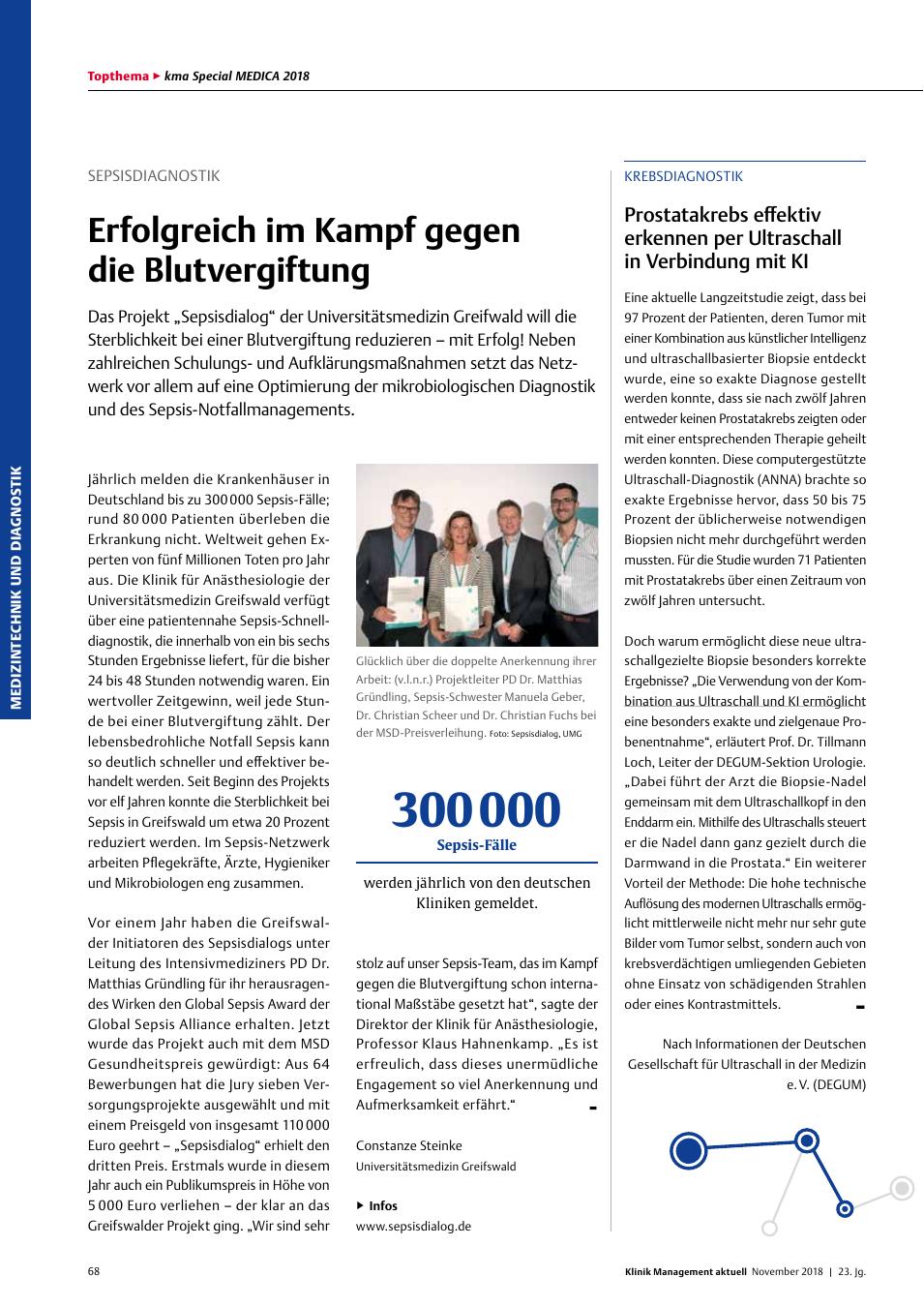 Vorschauseite 1: Krebsdiagnostik: Prostatakrebs effektiv erkennen per Ultraschall in Verbindung mit KI