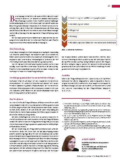 Vorschauseite 2: Bakteriophagen in der Biotechnologie – Phagen-Display