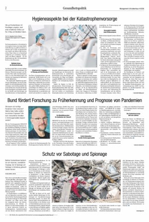 Vorschauseite 1: Gesundheitspolitik