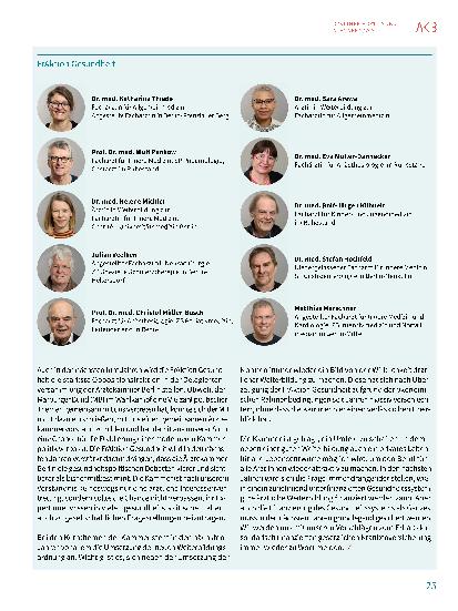 Vorschauseite 4: Das sind die Neuen. Die Mitglieder der neuen Delegiertenversammlung der Ärztekammer Berlin stellen sich und ihre Ziele vor.