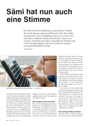 Vorschauseite 1: Sämi hat nun auch eine Stimme