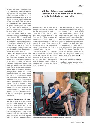 Vorschauseite 2: Sämi hat nun auch eine Stimme