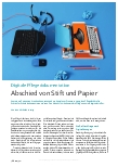 Vorschauseite 1: Digitale Pflegedokumentation: Abschied von Stift und Papier