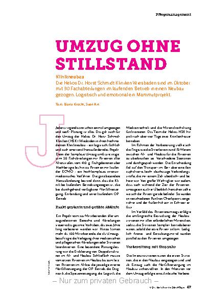 Vorschauseite 2: Umzug ohne Stillstand