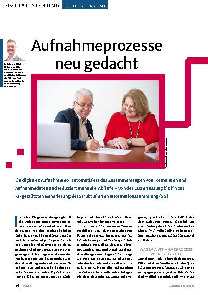 Vorschauseite 1: Aufnahmeprozesse neu gedacht
