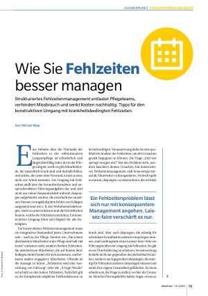 Vorschauseite 2: Wie Sie Fehlzeiten besser managen