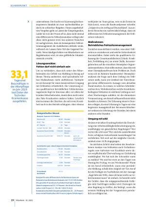 Vorschauseite 3: Wie Sie Fehlzeiten besser managen