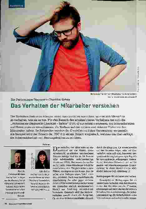 Vorschauseite 1: Die Performance Diagnostic Checklist - Safety: Das Verhalten der Mitarbeiter verstehen.