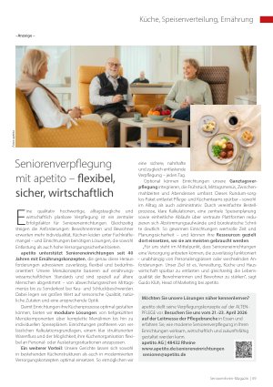 Vorschauseite 4: Personaleinsatz reduzieren dank Spülhygiene in der Küche