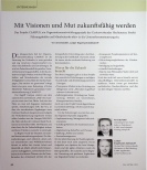 Vorschauseite 1: Mit Visionen und Mut zukunftsfähig werden