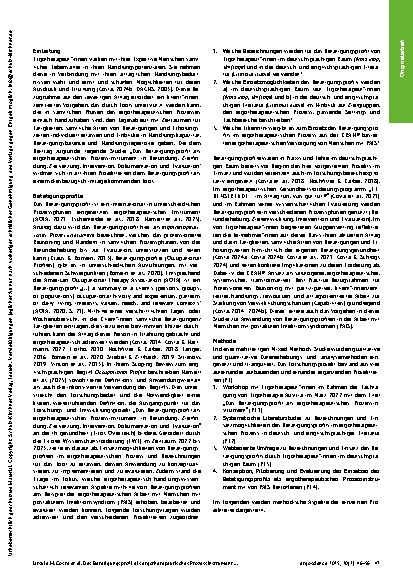 Vorschauseite 2: Das Betätigungsprofil als ergotherapeutisches Prozessinstrument: Potenziale für Praxis, Forschung und Entwicklung