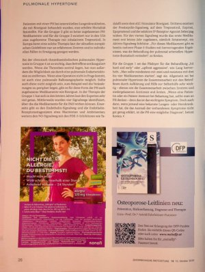 Vorschauseite 3: Pulmonale Hypertonie Differential-Diagnostik entscheidend