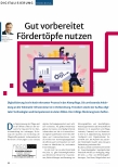 Vorschauseite 1: Gut vorbereitet Förder töpfe nutzen