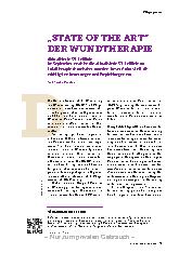 Vorschauseite 2: "State of the Art" der Wundtherapie