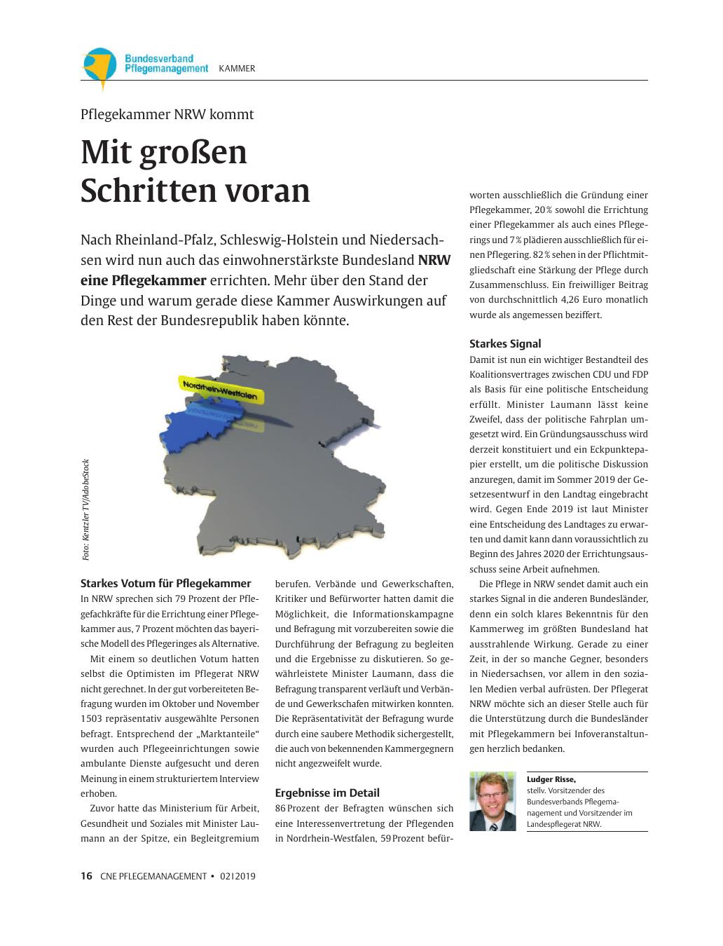 Vorschauseite 1: Mit großen Schritten voran