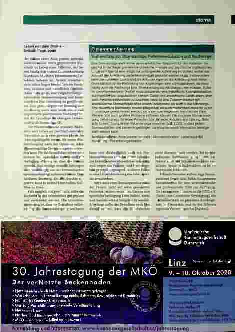 Vorschauseite 4: Eine körperliche und psychische Dimension Vorbereitung zur Stomaanlage, Patientenedukation und Nachsorge.