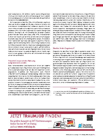 Vorschauseite 2: Kennen Sie die Geschichte des Skorbuts?