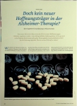 Vorschauseite 1: Doch kein neuer Hoffnungsträger in der Alzheimer-Therapie? Eine Experten-Einschätzung zu Aducanumab