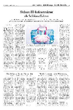 Vorschauseite 1: Sichere IT-Infrastruktur als Schlüsselfaktor