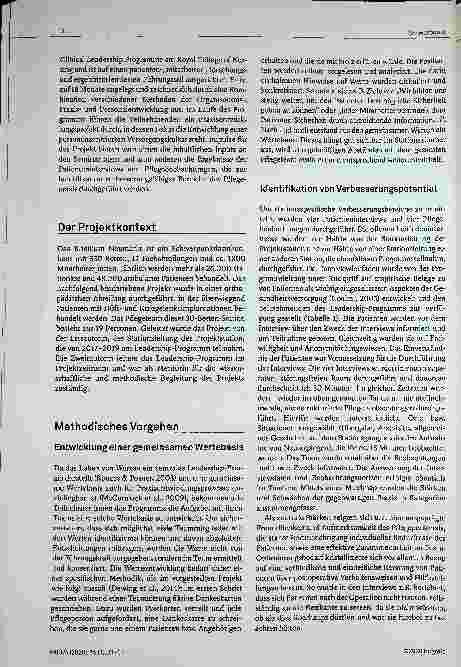 Vorschauseite 2: Mit Leadership zur personen-zentrierten Vermittlung von Gesundheitsinformationen