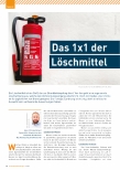 Vorschauseite 1: Das 1x1 der Löschmittel