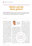 Vorschauseite 1: Wohin soll die Reise gehen?