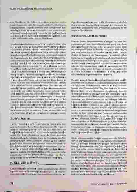 Vorschauseite 3: Nicht metastasiertes Mammakarzinom