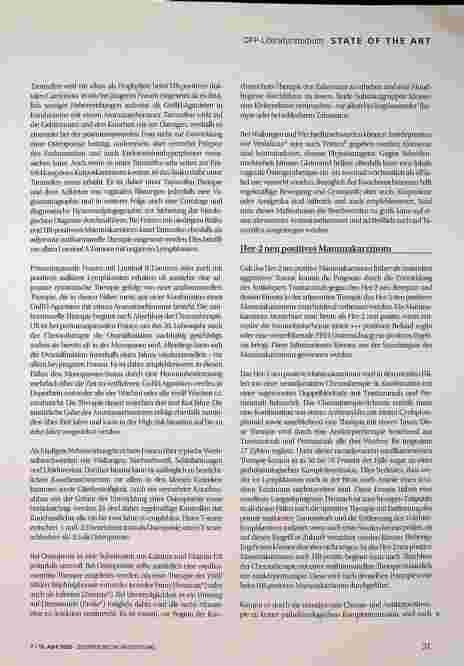 Vorschauseite 4: Nicht metastasiertes Mammakarzinom