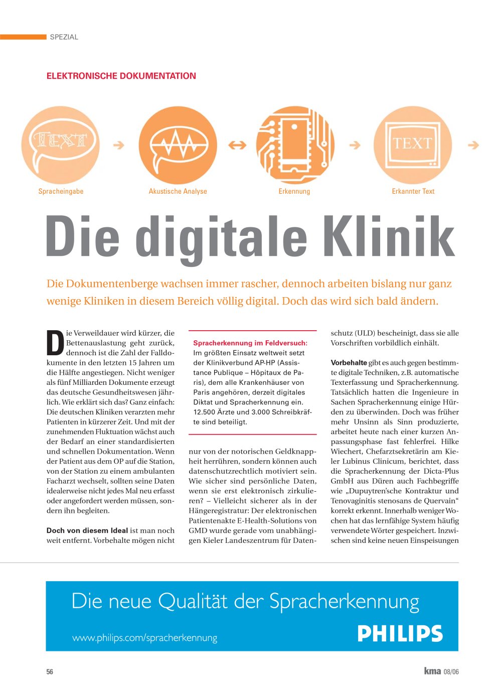 Vorschauseite 1: Die digitale Klinik
