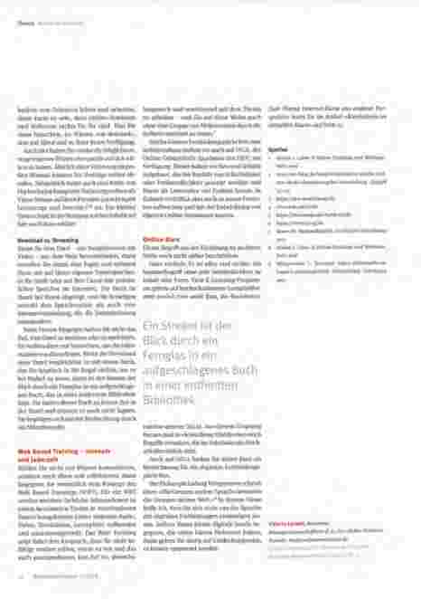 Vorschauseite 3: Fortbildung 2.0 - Orientierung im digitalen Dschungel