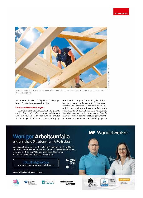 Vorschauseite 2: Klimawandel und Arbeitsschutz UV-Schutz besonders wichtig