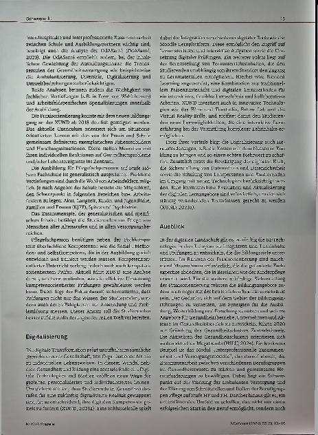 Vorschauseite 3: Die Pflegeausbildung in der Zentralschweiz: Ein Blick auf Herausforderungen, Strategien und Perspektiven