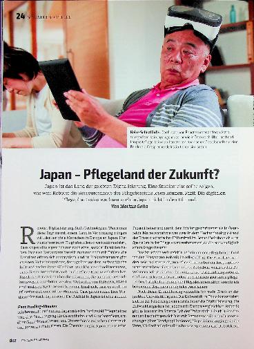 Vorschauseite 1: Japan - Pflegeland der Zukunft?