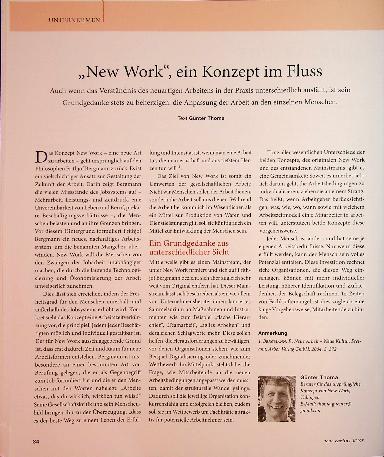 Vorschauseite 1: „New Work“, ein Konzept im Fluss