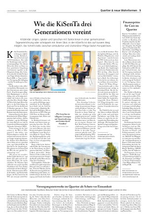 Vorschauseite 1: Wie die KiSenTa drei Generationen vereint