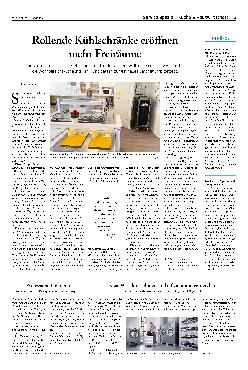 Vorschauseite 1: Rollende Kühlschränke eröffnen IN KÜRZE mehr Freiräume.