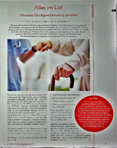 Vorschauseite 1: Alles im Lot: Effizientes Gleichgewichtstraining gestalten