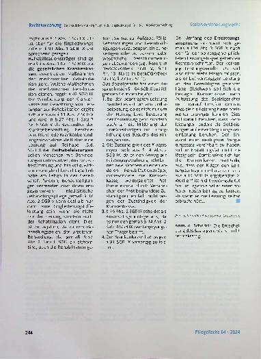 Vorschauseite 6: Zur häuslichen Krankenpflege in der Eingliederungshilfe - hier: Krankenbeobachtung, Blutzuckermessung und Insulingabe