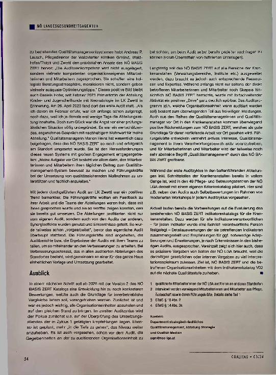 Vorschauseite 3: NÖ BASIS ZERT (Teil 2)