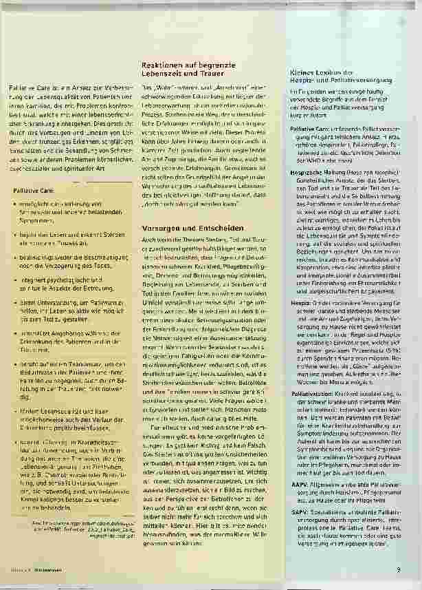 Vorschauseite 3: Ein Allgemeinwissen zum Sterben als Teil einer Allgemeinbildung des Sterbens.