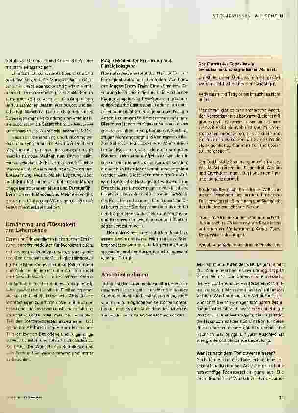 Vorschauseite 5: Ein Allgemeinwissen zum Sterben als Teil einer Allgemeinbildung des Sterbens.