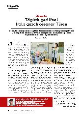 Vorschauseite 1: Täglich geöffnet trotz geschlossener Türen