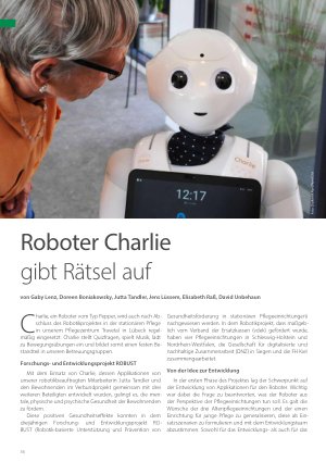Vorschauseite 1: Roboter Charlie gibt Rätsel auf